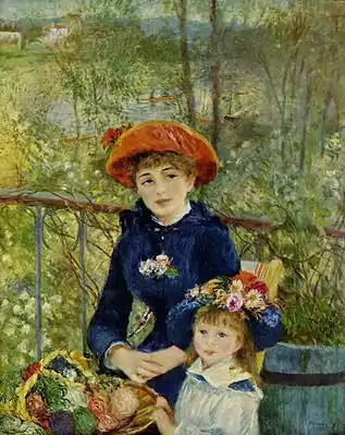 Pierre-Auguste Renoir, Two Sisters (On the Terrace), 1881