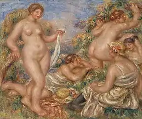 Pierre-Auguste Renoir, Les baigneuses (1918)