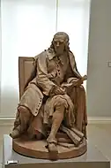 Jean-Jacques Caffieri, ca.1779, Pierre Corneille, 140 cm x 92 cm, terracotta, Musée des Beaux-Arts de Rouen, Normandy, France