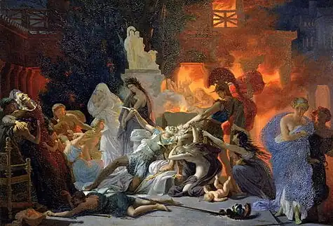 The Death of Priam (1817),Musée des Beaux-Arts d'Angers.
