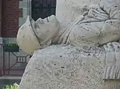 Detail from the war memorial at Pierrepont-sur-Avre