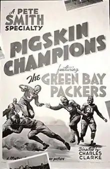 Poster for the film Pigskin Champions