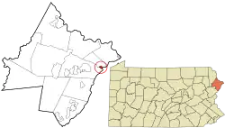 Location in Pike County and the U.S. state of Pennsylvania.