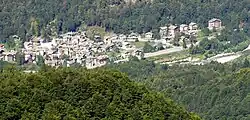 Pila from a nearby hillside