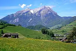 Pilatus seen from Stanserhorn funicular