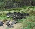 Pillbox at Downhill Strand, County Londonderry, disguised as dry stone walling
