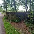 A pillbox in Shenley, Hertfordshire, close to the site of an anti-tank ditch, now filled-in.