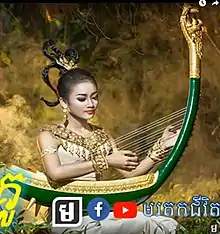 Pin, Cambodian harp