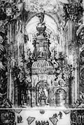 Monument to the Triumph of Saint Ferdinand in the backchamber of the Cathedral of Seville (1671), work of Bernardo Simón de Pineda.