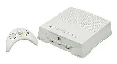 Apple Bandai Pippin, created by Apple and Bandai. Released on 1996.