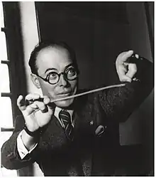 Pippo Barzizza with his baton