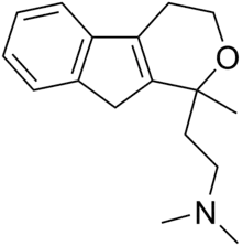 Chemical structure of pirandamine.