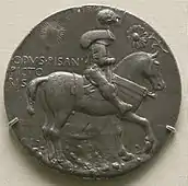 Pisanello, Ludovico Gonzaga, 1447, reverse