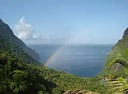 Piton Valley, part of the UNESCO World Heritage Site near Soufrière