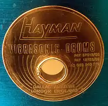 Hayman drum badge 1969-1973