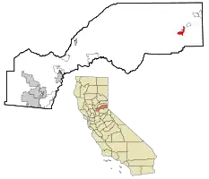 Location in Placer County and the state of California