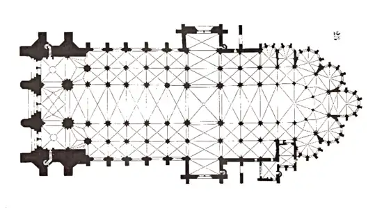 Plan of the cathedral