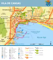 Map of Cangas
