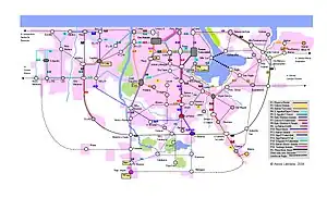 Map of Havana MetroBus
