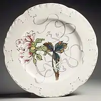 Glazed earthenware plate, designed by Félix Bracquemond, 1879