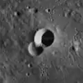 Satellite crater Plato J