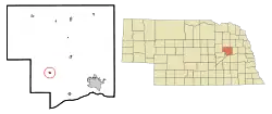 Location of Monroe, Nebraska