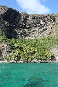 Playa Fronton in Las Galeras, Samana, Dominican Republic