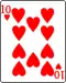 10 of hearts in the hearts foundation