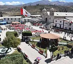 Main square of Tarata