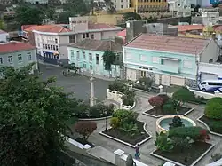 Town square in Ribeira Brava