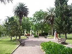 Central square of Cerrillos