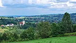 Pleśna seen from the south