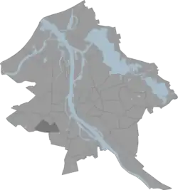 Location of Pleskodāle in Riga