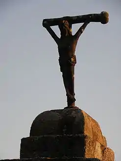 Jesus crucified, north entrance