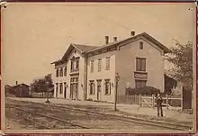 Original station, c. 1880