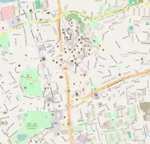 Map of Plovdiv city center