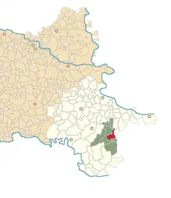 Location of Podgrađe