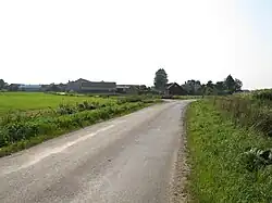 Houses by the roadside of Stare Kalinowo