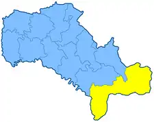 Location in the Podolia Governorate