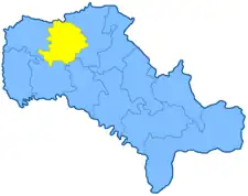 Location in the Podolia Governorate
