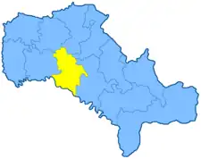 Location in the Podolia Governorate