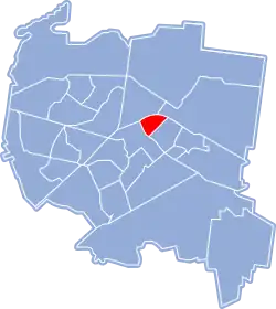 Location of Osiedle Sienkiewicza within Białystok