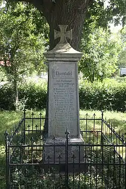 War memorial in Pölchow