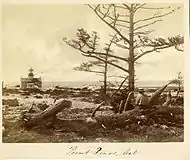 Point Pinos lighthouse in 1871