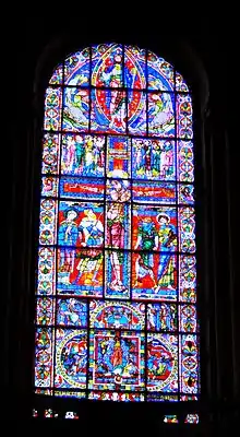 The Crucifixion Window from Poitiers Cathedral (second half of the 12th century)