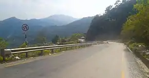 Pokhara Baglung Highway from Kande kaski1.jpg
