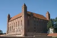 Teutonic Knights' castle in Gniew, Pomerelia