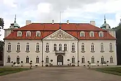 Radziejowski Palace in Nieborów, built 1694
