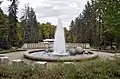 A fountain in the park