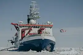 Polarstern during MOSAiC expedition